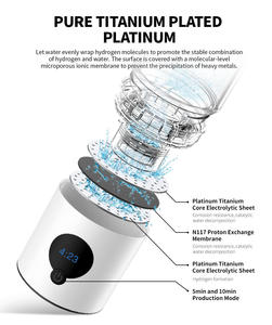 2025 nóng bán xách tay 300ml Hydrogen chai nước máy phát điện với 5000ppb nước giàu sản xuất cho năng lượng tăng - Product Image 6