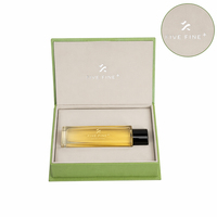Boîte cadeau de parfum en papier texturé de luxe - Boîte rigide en forme de livre pour flacon de parfum avec fermeture magnétique - Boîte de parfum vide de 2 cm