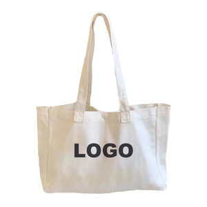 Bán buôn bán nóng trống đồng bằng màu trắng bông vải Túi <span class=keywords><strong>tote</strong></span> với logo tùy chỉnh - Product Image 6