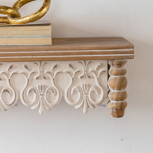 تصميم ديكور فني عتيق رف عائم رف أنيق ديكور للجدران لغرفة المعيشة والمداخل فكرة هدية عيد ميلاد - Product Image 5