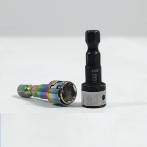 Adaptateur de douille hexagonale de 8 mm, embout de perçage, tête de douille, outil en acier au carbone, convertisseur pour outils électriques - Product Image 1