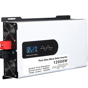 12V 24V 110V 220V 6000W bơm năng lượng mặt trời biến tần chuyển đổi lai năng lượng mặt trời tinh khiết Sine Wave xe UPS biến tần với MPPT phí điều khiển - Product Image 1