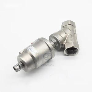 سعر wenz1/2 بوصة جودة من الفولاذ المقاوم للصدأ AISI زاوية Inox SS316L صمامات مقعد هوائي - Product Image 4