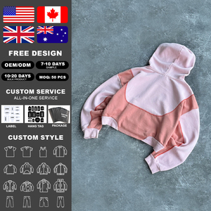 เสื้อฮู้ดดี้ทรงครอปสีสันตัดกันสไตล์วินเทจพรีเมียมแบบสั่งทำพิเศษ เนื้อผ้าฝ้ายนุ่ม สวมใส่สบาย เหมาะสำหรับใส่ในชีวิตประจำวัน - Product Image 2