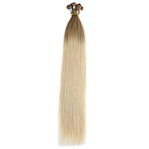 Extensiones de cabello ultrafinas invisibles con trama cosida a mano, 100% cabello humano real, suave, ligero, sin costuras, para mujeres. - Product Image 3