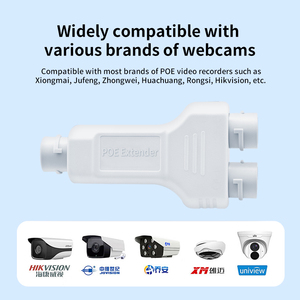 Extenseur POE étanche Full-Duplex 10/100 Mbps IEEE802.3AF/AT 30W 1 2 Répéteur de surveillance extérieur pour système de caméra IP CCTV - Product Image 2