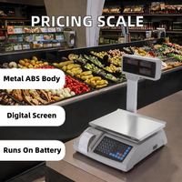 Máquina Impresora de Precios para Supermercados, Báscula Digital de Cálculo de Precios, Básculas Digitales de Pesaje