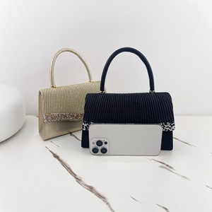 New Polyester Rhinestone Diamond-encrusted Evening Party Women's <b>Clutch</b> Bag Tanjing - Product Image 3