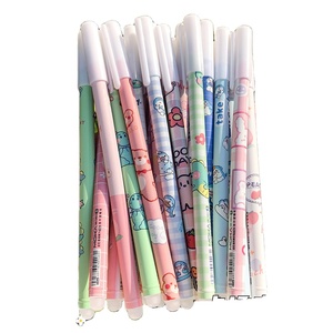 Bolígrafos de gel borrables de tinta de 0,5 mM de plástico escolar bonito de dibujos animados al por mayor para niños - Product Image 2