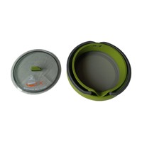 Bouilloire pliable en silicone de qualité alimentaire pour l'extérieur