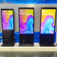 Quioscos de publicidad LCD de 43 55 65 pulgadas con pantalla táctil Android Windows Pantalla de señalización digital