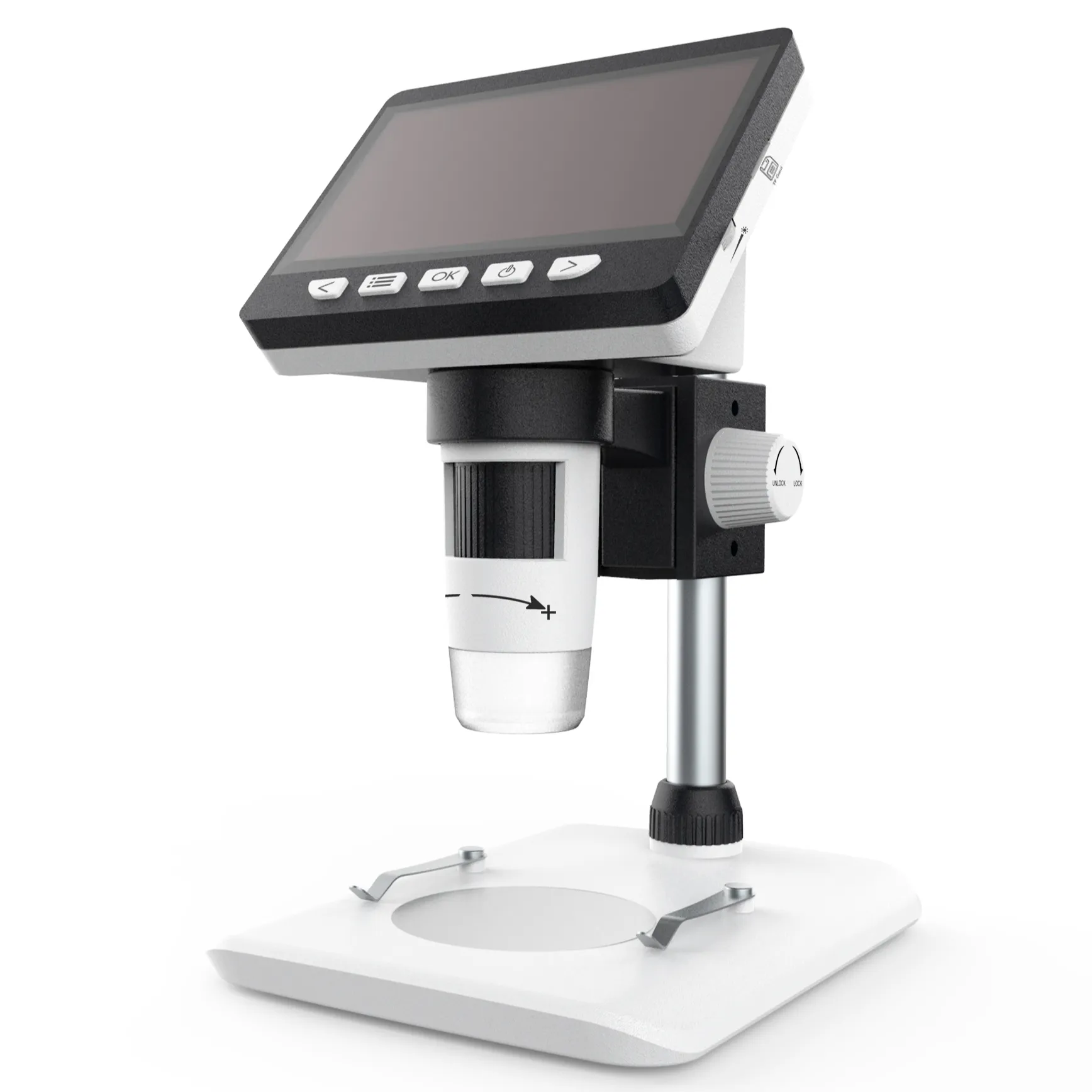 Microscope optique de mécanicien de caméra de la portée 1000X micro d'affichage d'écran numérique de la CE RoHS pour la réparation de téléphone portable