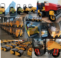 Nivo YND550 550 kg Rouleau compresseur routier miniature Nivo à conducteur marchant 0,5 tonne Double tambour 0,2-40T Machine de compactage vibratoire ou pièces