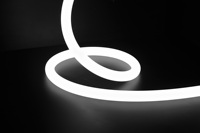 BERIXDEEP 36O °   Ruban néon rond blanc 25 mm 24V 5W/M & 10W/M IP65 étanche sans points, dimmable, CRI90+, flexible pour salle de bain