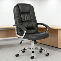 Chaises de bureau de direction de haute qualité, réglables en hauteur, pivotantes, en cuir PU, pour les patrons et les managers
