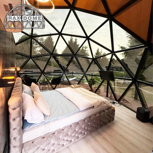Dôme géodésique en verre 6M 7M, <span class=keywords><strong>tente</strong></span> de glamping <span class=keywords><strong>avec</strong></span> salle de bain <span class=keywords><strong>et</strong></span> <span class=keywords><strong>cuisine</strong></span>, bonne isolation - Product Image 6