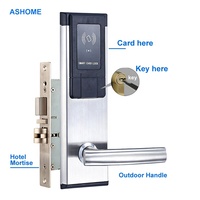 Cerradura Inteligente de Madera para Hotel, Sistema de Gestión de Cerraduras, Tarjeta de Seguridad para Airbnb, Llave Digital, Cerradura de Acero Inoxidable para Hotel