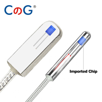 CG PT100 Capteur de température Platinum RTD Sonde multitype avec câble PFTE à trois fils de haute précision Étanche et anti-corrosion
