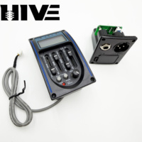 HIVE Wholesale High-sensitivity LC-4 4 Band EQ Ualizer Electric Box Folk Guitar Acoustic Guitar Pickup Accessories