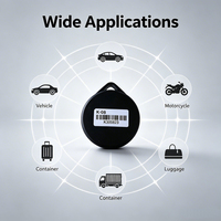 Mini Rastreador GPS K-Tag con Batería CR2477 Integrada, Sin Tarjeta SIM, Dispositivo de Rastreo de Vehículos y Activos, Compatible con Protocolo GT06 API