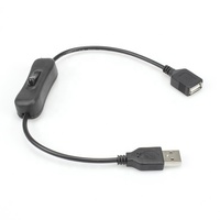 Cable DE DATOS USB 2,0 de PVC estándar con interruptor para PC