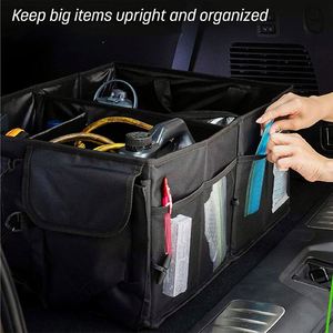 Car Trunk Storage <b>Box</b> with Zipper Closure-<b>Large</b> Capacity Multifunctional Vehicle-Mounted Rear Trunk Organizer Storage <b>Box</b> - Product Image 2