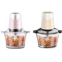 Mini hachoir à viande portable rechargeable en verre épaissi pour la cuisine, électrique, faible bruit, économe en énergie