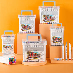 2025 New Style Color Dual Tip Skizzen marker Tinten kunst marker auf Alkohol basis für Künstler zeichnungen - Product Image 1