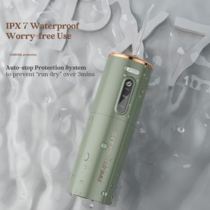 Mejor Venta de hilo dental de agua 280ml inalámbrico niños adultos uso hilo dental de agua Ipx7 limpiador de dientes <span class=keywords><strong>Fairywill</strong></span> hilo dental de agua irrigador bucal - Product Image 5