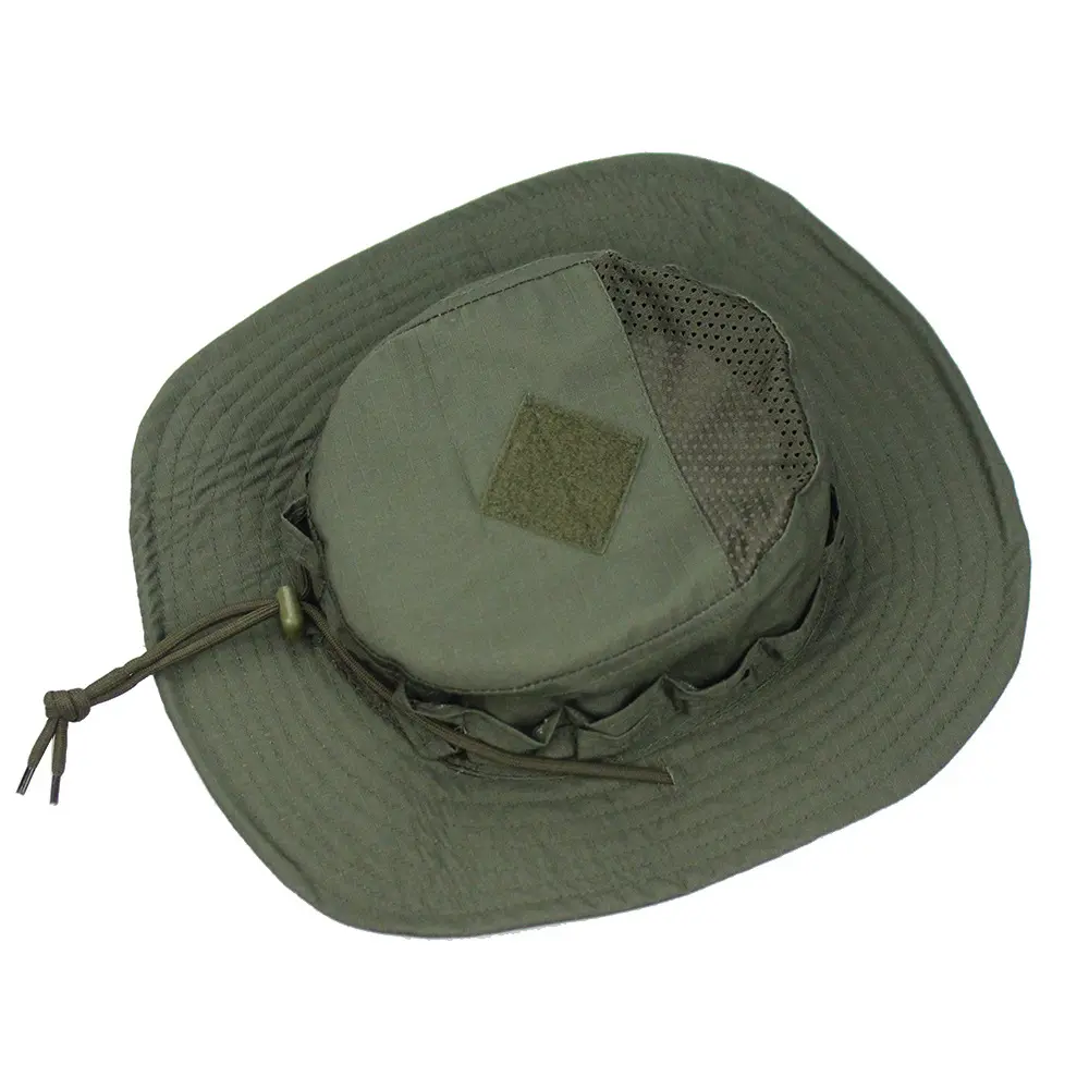 Adjustable universal Outdoor Boonie Sun Hat Foldable Custom Fisherman Women Men Cowboy Wide Brim Hiking Summer Unisex Bonnie Hat