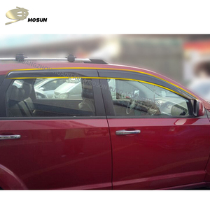Visera de ventana para DODGE JOURNEY <span class=keywords><strong>2009</strong></span> + Visera de ventilación automática Deflector de protección contra la lluvia cortavientos - Product Image 2