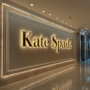 Kelly işareti özel 3D duvar Logo harfler mağaza ve dükkan için reklam <span class=keywords><strong>LED</strong></span> elektronik işaretleri için arkadan aydınlatmalı iş tabela - Product Image 1