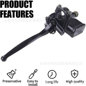 Kymco <b>Brake</b> Fluid Pump GY6 50 150cc Front <b>Brake</b> <b>Cylinder</b> 8mm Black Replacement Part for ATV Scooter - Product Image 5