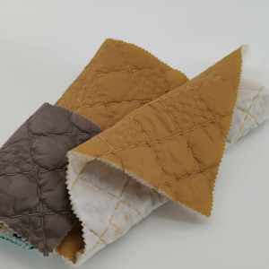 Tela de Forro MQ 100% Nailon Personalizada 380T con Bordado, <span class=keywords><strong>Acolchado</strong></span> y Patrón Tridimensional para Chaquetas de Plumón para Niñas - Product Image 4