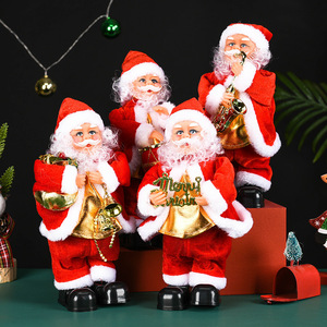New <b>Christmas</b> Toy Automatic Santa Claus Plush Toys Santa Claus Electric Children's Toys <b>Christmas</b> Decor - Product Image 3