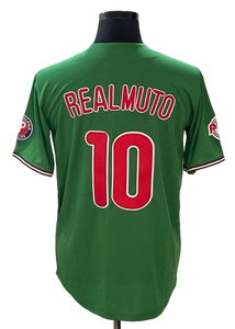 Maillot de baseball brodé vert 2026 Philly Phanatic Bryce Harper Trea <span class=keywords><strong>Turner</strong></span> – Haute qualité, respirant, vente en gros - Product Image 5
