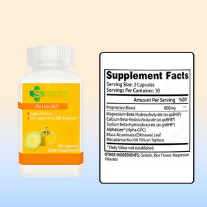 Cápsulas adelgazantes y supresoras del apetito OEM/ODM | Píldora de cápsulas de desintoxicación para pérdida de peso y quema de grasa | Etiqueta privada personalizada - Product Image 4