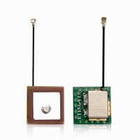 Antenne active double bande GPS+BD WT-A-10*10-40MM-IPex3 avec VSWR <1.8 et gain de 30 dBi