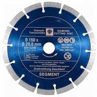 Disque diamanté de 9 pouces pressé à chaud pour le découpage de pierre, marbre, granit, longue durée de vie