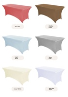 Hôtel 360 degrés couverture complète nappe mariage couverture de table en plastique pour événements banquet
