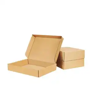 صندوق تعبئة ورقي مموج رخيص قوي ونهاية عالية من الورق cajas de Carton personalizadas