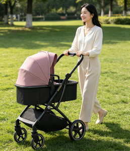Cochecito de Bebé Plegable con una Mano, Aislamiento Térmico y Cubierta para los Pies, Precio Bajo JXB - Product Image 1