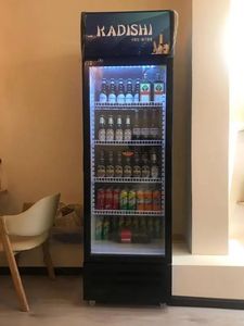 Frigorifero Commerciale Verticale con Porta in Vetro per Esposizione Bevande |   Frigorifero per Bevande a Risparmio Energetico per Supermercati con Porta in Vetro Commerciale - Product Image 2