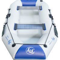 Vente directe d'usine Kayak gonflable épaissi résistant à l'usure PVC bateau de leurre professionnel pour l'activité de plein air à la dérive