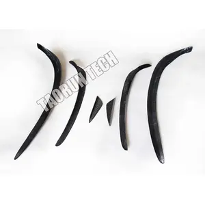 Ailerons latéraux de pare-chocs avant en fibre de carbone pour Benz W117 CLA180 CLA200 CLA250 CLA45 <span class=keywords><strong>AMG</strong></span> Sport Bumper 13 - 15 - Product Image 5
