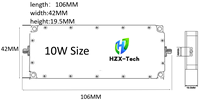 Amplificateur de puissance HZX-Tech 10W 100-7500MRF