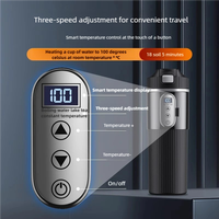 Nouvelle tasse chauffante intelligente pour voiture 500 ml avec chauffage rapide 12V 24V, bouteille d'eau électrique portable pour voyage et SUV