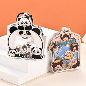 Llavero de Dibujos Animados Personalizado para Teléfono Móvil y Mochila Escolar, Artesanía de Plástico, Acrílico, Juguete Antiestrés, Otras Decoraciones - Product Image 3