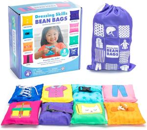 Montessori-Bolsas <span class=keywords><strong>de</strong></span> frijoles para niños <span class=keywords><strong>de</strong></span> 4 años o más, juguetes <span class=keywords><strong>de</strong></span> <span class=keywords><strong>terapia</strong></span> <span class=keywords><strong>ocupacional</strong></span> para atar zapatos - Product Image 6