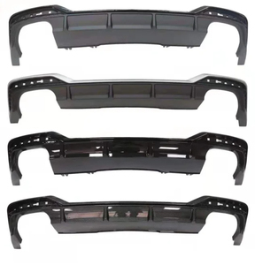 Difusor Trasero Negro Brillante ABS para <span class=keywords><strong>Audi</strong></span> <span class=keywords><strong>A5</strong></span> S5 B9.5 2020 2021 2022 <span class=keywords><strong>2023</strong></span> 2024, con Puntas de Escape - Product Image 6
